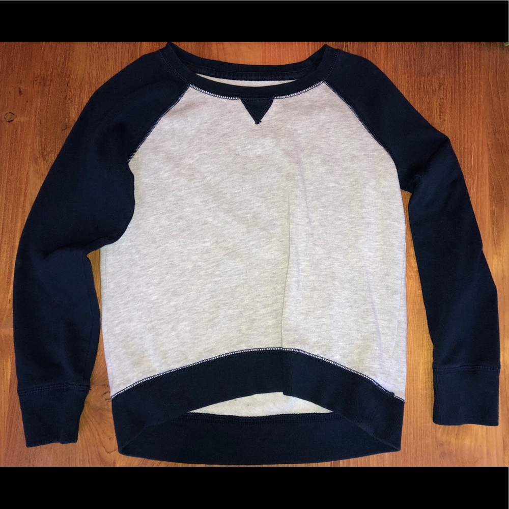 Baseball tee sweater